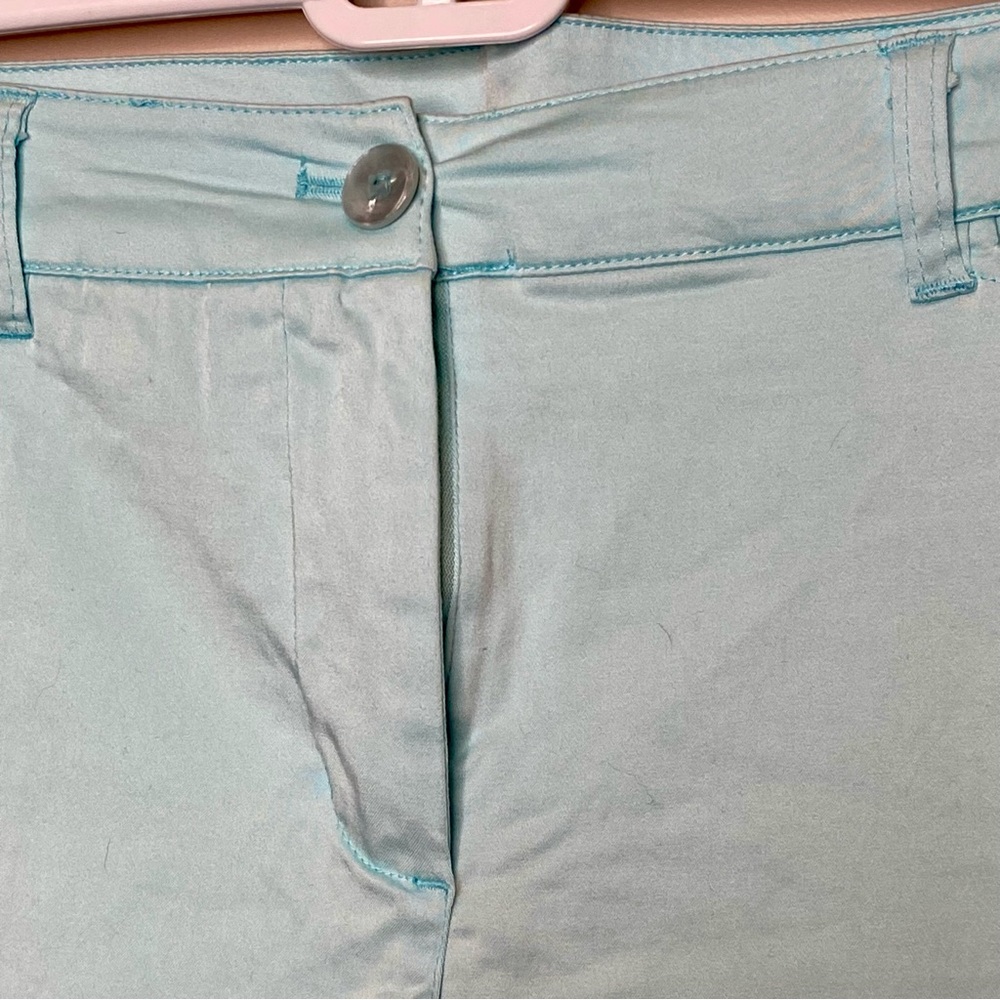 Lulu B Colorful Comfy Women's Light Blue Pants, Size 10 - Picture 4 of 8